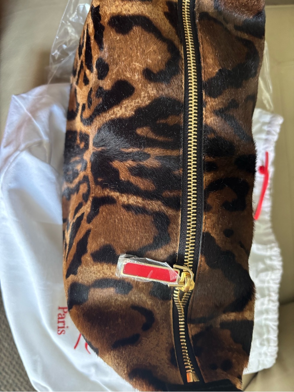 Christian Louboutin Funky Dopp
Bengali Print Genuine Calf Hair Top Handle - Picture 7 of 12